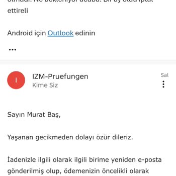 İptal Edilen Sınav Ücretinin 35 Gün Boyunca Geri Ödenmemesi