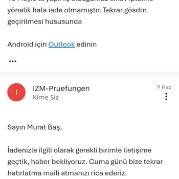 İptal Edilen Sınav Ücretinin 35 Gün Boyunca Geri Ödenmemesi