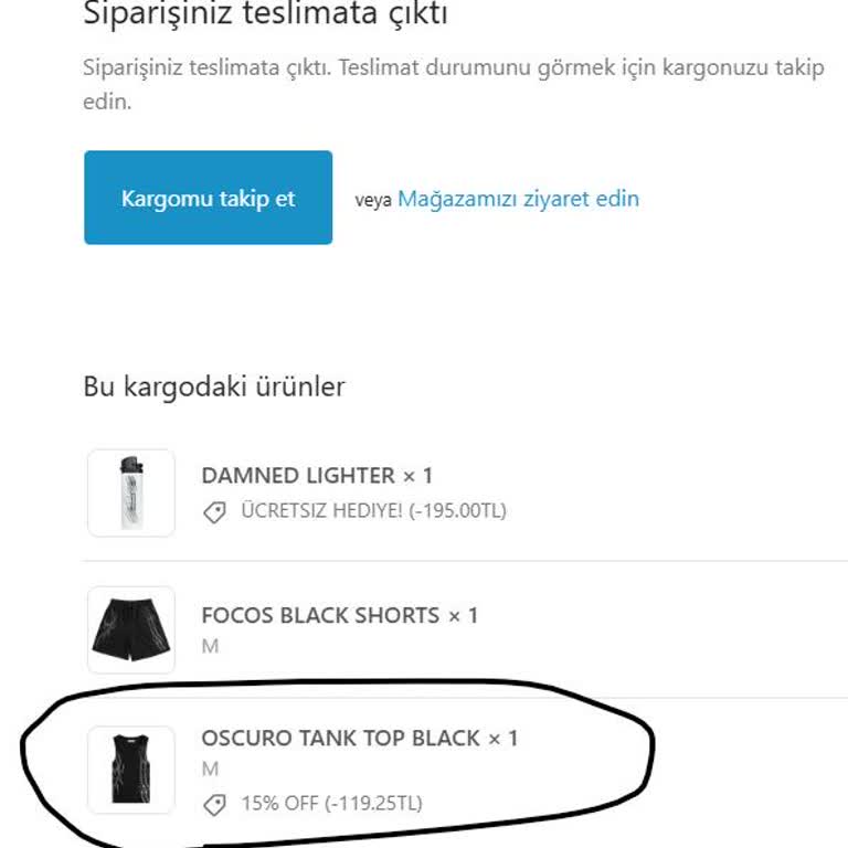 Damned Cult Ne Yeni Bir Kargo Bilgisi Paylaşıldı Ne De Eksik Ürün Elime Ulaştı