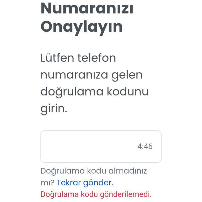Doğrulama Kodu Gelmemesi Nedeniyle 400 TL Çekilemedi