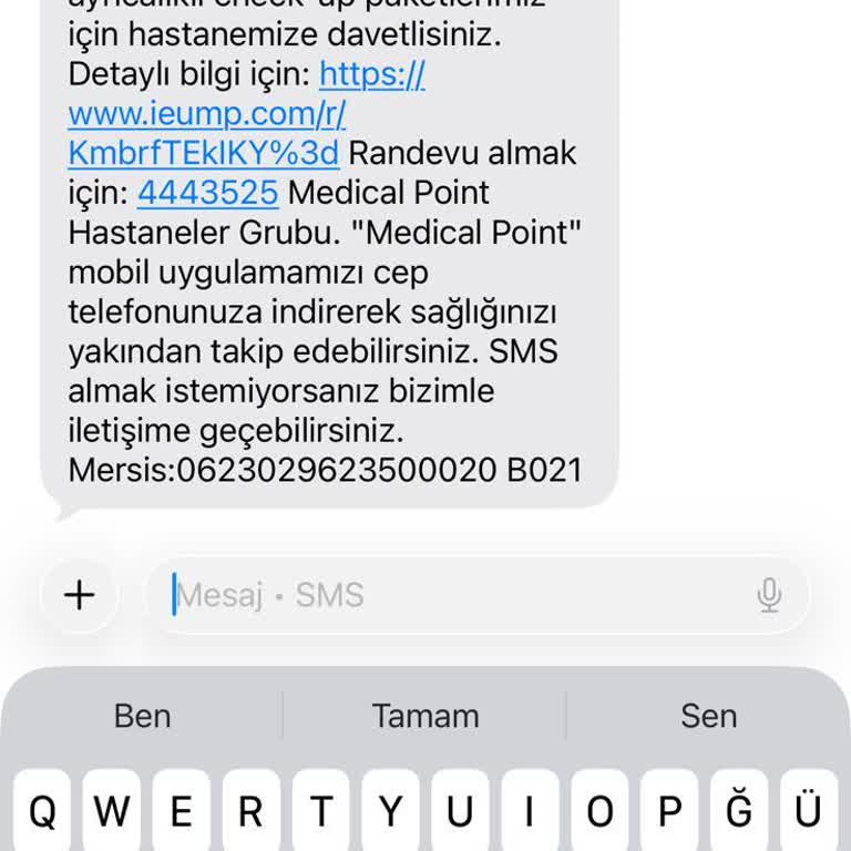 Vefat Eden Hastanın Telefonuna Otomatik Doğum Günü Ve Kontrol Randevusu Mesajı Gönderilmesi