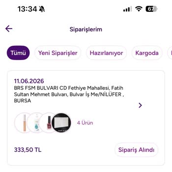 Siparişim Günlerdir Alındı Aşamasında Kalıyor Kargoya Verilmedi