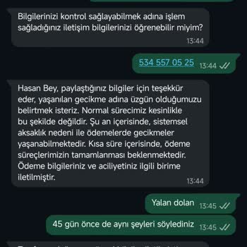 96 Gün Boyunca Ödeme Ve Kupon Gelmedi
