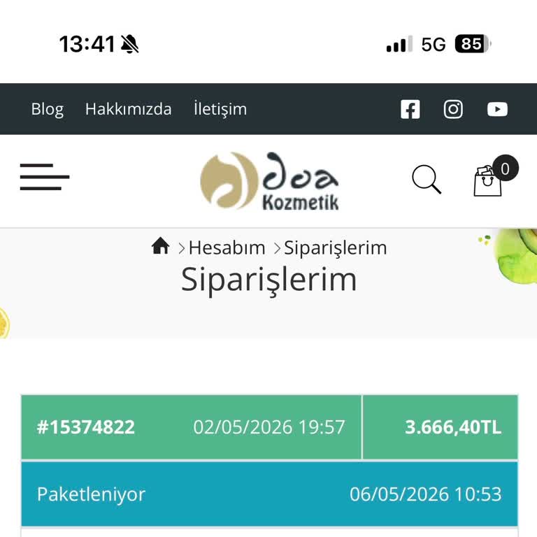 Siparişim 47 Günde Kargoya Çıkmadı Ve Cevap Yok
