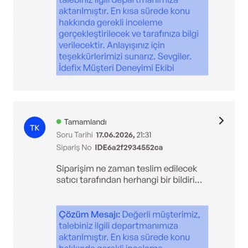 İdefix'te Klima Siparişi Kargo Belirsizliği Ve Teslimat Sorunu