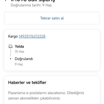 Shopify Teslim Edilen Ürün , İade Talebine Cevap Yok