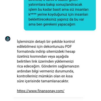 Yatırımım Hesaba Yansımadı Ve Canlı Destek Yardımcı Olmadı