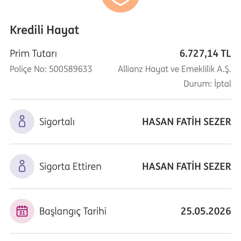 Kredi Erken Kapatıldı, Hayat Sigortası Prim İadesi Gelmedi
