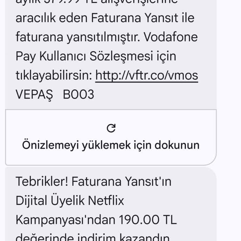 Ücretsiz Netflix Sözünün Aksine 190 TL Fatura Kesintisi