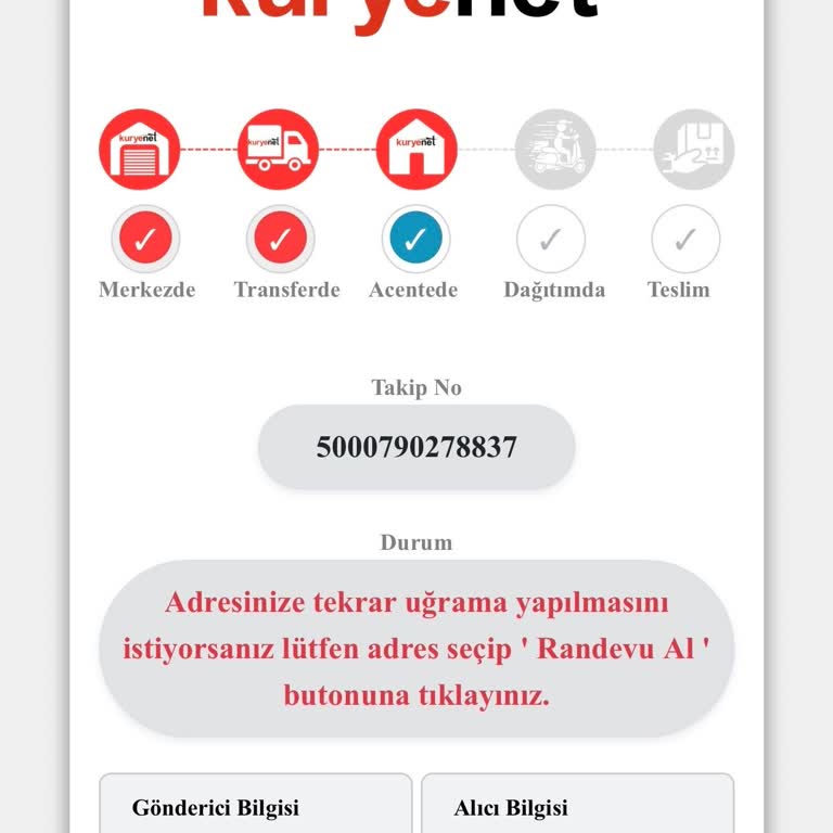 Kuryenet’in Kredi Kartı Teslim Etmemesi ve İletişimsizlik Sorunu