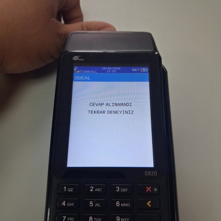 Ödeal Pos Cihazı Sürekli Hata Veriyor Ve Destek Yok
