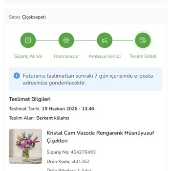 Çiçek Sepeti Kalitesiz Çiçek ve Yanlış Teslim Tarihi Şikayeti