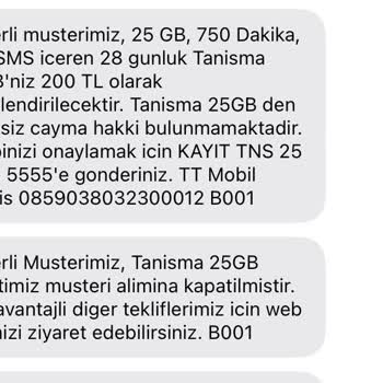 Tanışma 25 GB Paketi Sistem Hatası Nedeniyle Red Edildi Ve 100 TL Fazla Ödeme Yapıldı
