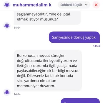 Online Ödeme Yapılan Yanlış Siparişin İptali Kabul Edilmedi
