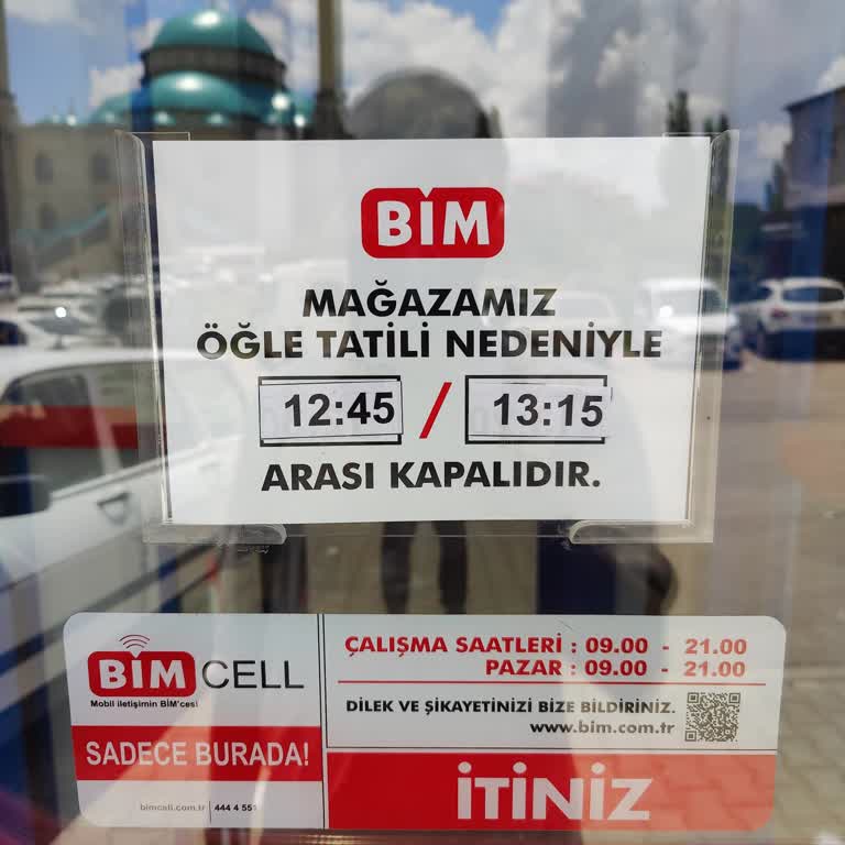 Niğde Çamardı BİM Şubesinde Öğle Arası Kapatma Uygulaması Müşterileri Mağdur Ediyor