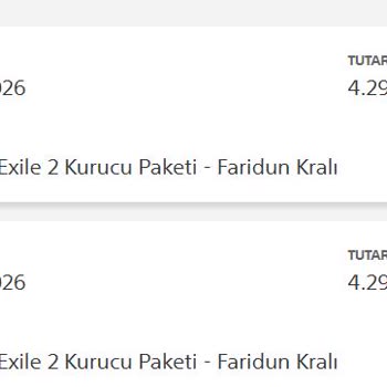 İki Kat Ücret Çekildi Ve Satın Alınan Oyun Ve Paket Hesaba Yansımıyor