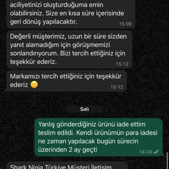 6.000 TL İade Talebim 2 Ay Boyunca Cevapsız Kaldı
