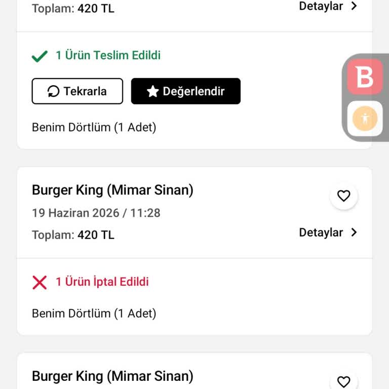 Sipariş İptalinde Ücret İadesi Olmayacağı Bildirilmedi