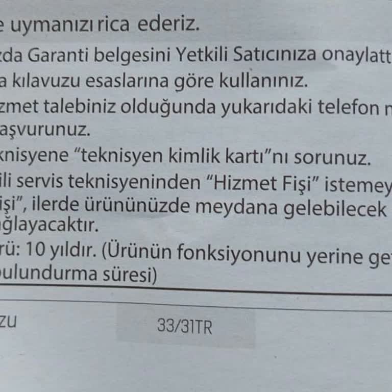 10 Yıllık Motor Garantisine Rağmen 15.000 TL Ücret Talebi Ve Kaba Müşteri Hizmetleri