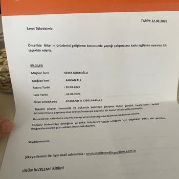 Nike Krampon Dişleri Tek Kullanımda Kırıldı, Garanti Reddi Mağduriyetine Karşı İade Talebi