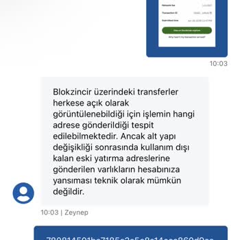 Cüzdan Adresimin Bildirimsiz Değiştirilmesi Nedeniyle 688,5 USDT Transferi Yansımıyor