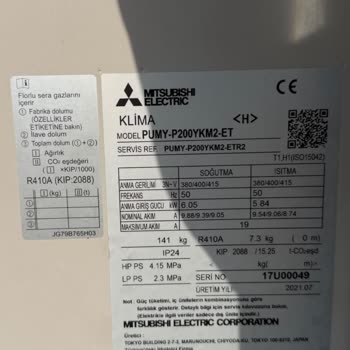Mitsubishi Electric Kliması Garanti Yanlış Değerlendirmesi Ve Ücretsiz Çözüm Talebi