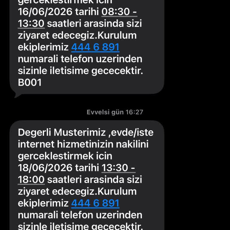 Adres Değişikliği Randevu Gelinmemesi Nedeniyle İnternetsiz Kalma