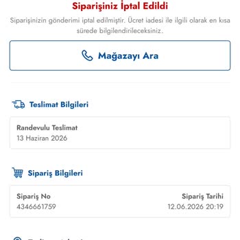 Küflü Ürün, Sık Sipariş İptalleri Ve Cevapsız Tavır