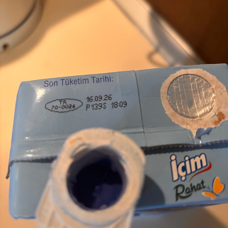 İçim 1 Litre Laktozsuz Süt Kapaklarının Kopması Kullanım Ve Hijyen Sorunu Yaratıyor