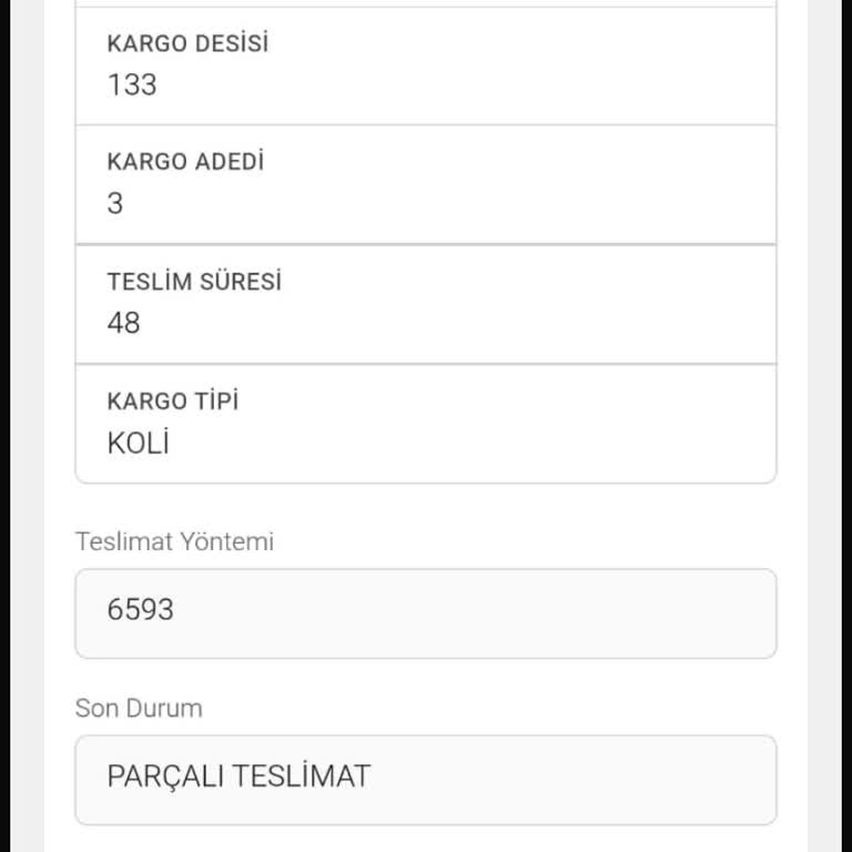 Aras Kargo Teslim Edilmeyen Üçüncü Parça ve Adres Değişikliği Talebine Yanıt Gelmedi