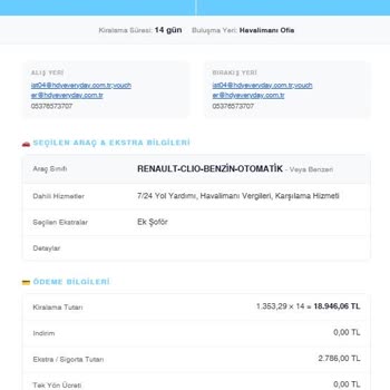 Enuygun'dan Araç Kiralama Ücret İadesi Gecikmesi