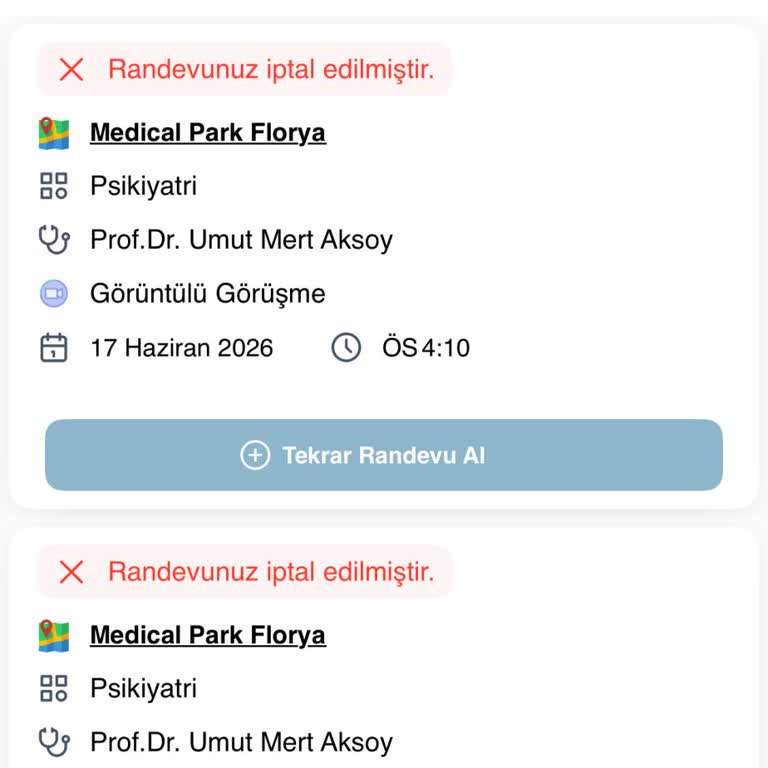 Bildirimsiz Randevu İptali Ve 10.000 TL Ücret İadesi Sorunu