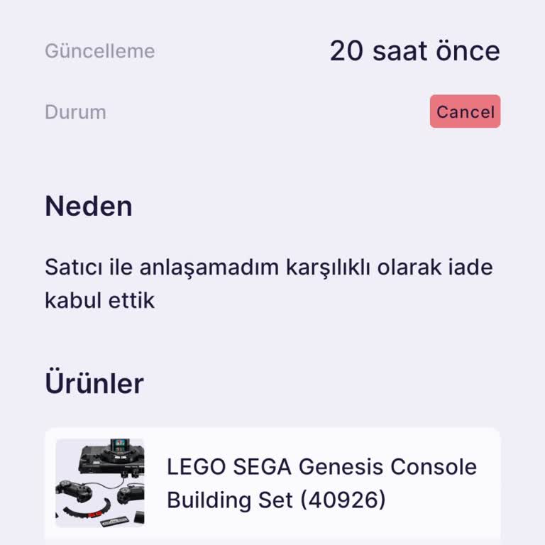 Glocalzone 2.672,42 TL Ödememin İadesi İptal Edildi ve Destek Yanıt Vermedi