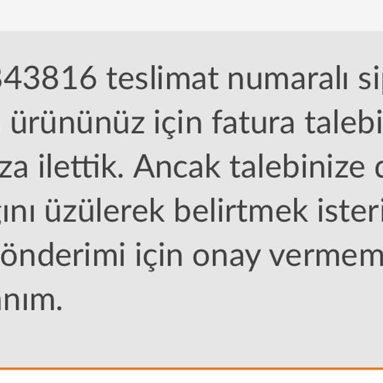 Faturamı Almak İçin Trendyol’da Sürekli Yönlendirme Ve Mağduriyet