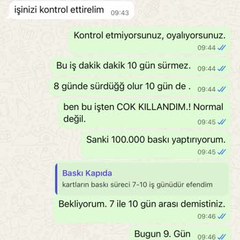 Teslim Edilmemiş Kartvizitler Ve İade Talebi