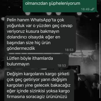 Leke İçeren Takım Cevapsız Değişim Ve İade Talebi