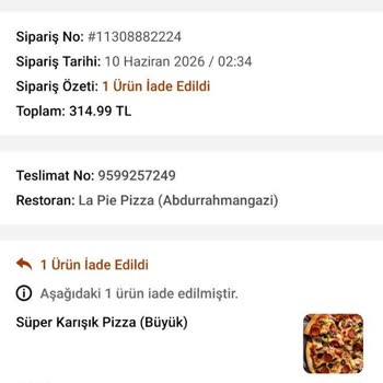 Onaylanan 290 TL İade Hesaba Yansımıyor