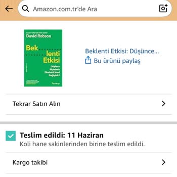 Teslim Edildi Görünen Sipariş Yok, İade Talebi