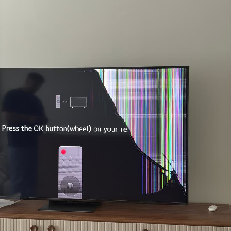 Kırık Ekranlı LG TV İçin Yönlendirme Sorunu Ve Acil Değişim