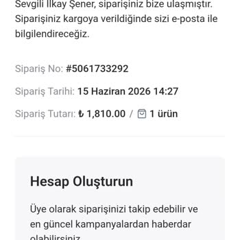 İdil Mulhan Butik'ten Gelen Elbise Görsellerdeki Gibi Değil, İade Talebine Yanıt Yok