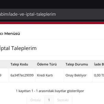 Pulko’da Ürün Gönderilmemesi Ve Uzun Süreli İade Onayı Beklemesi