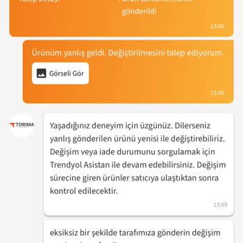 Yanlış Ürün Gönderimi Ve Geciken İade Süreci Nedeniyle Mağdur Oldum