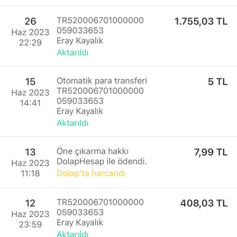Yapı Kredi Hesabına 1075 TL Transferi Gerçekleşmedi Ve Destek Yok