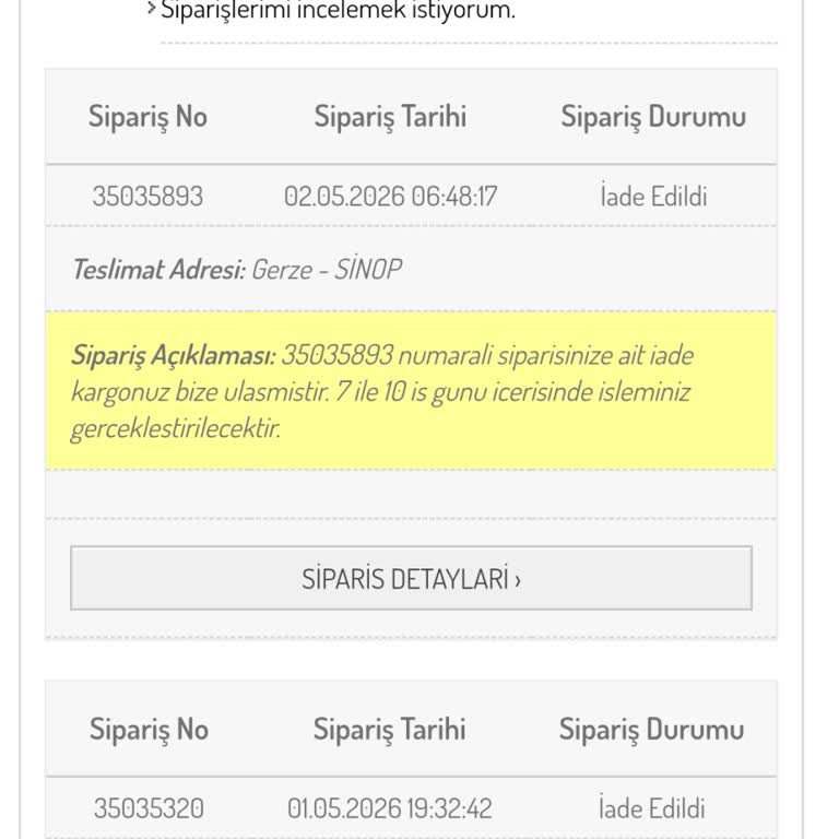 3.400 TL’lik İadenin Geri Ödenmemesi 15 Gün Sonra