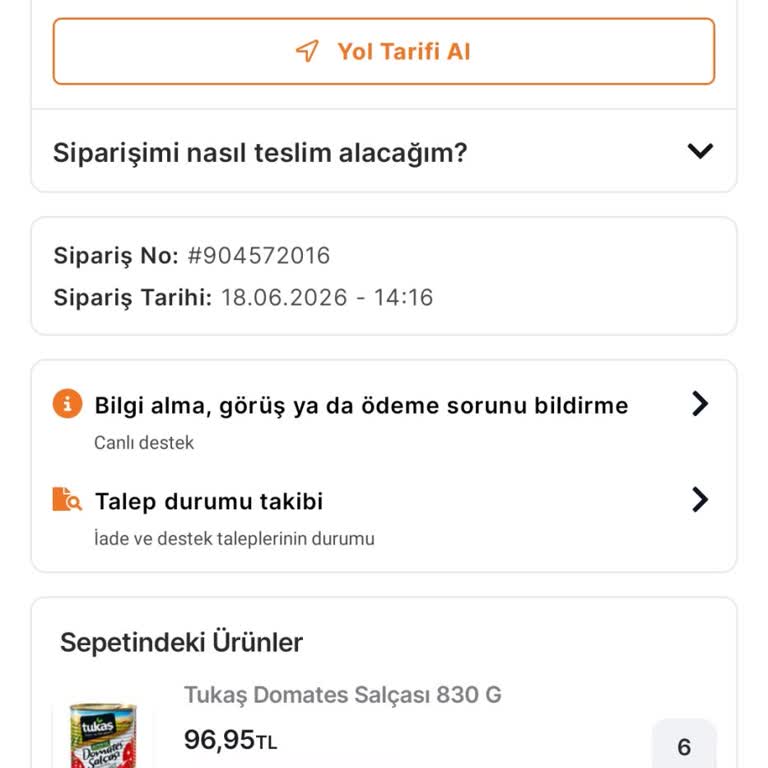 Migros Gel Al Siparişimin Rızam Olmadan İptali Ve Kaba Müşteri Temsilcisi Davranışı