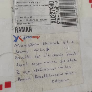Kırılabilir Etiketi Olmadan Gönderilen Monitör Kargo Hasarı Yaşadı, 45 Gün Çözüm Bekliyor