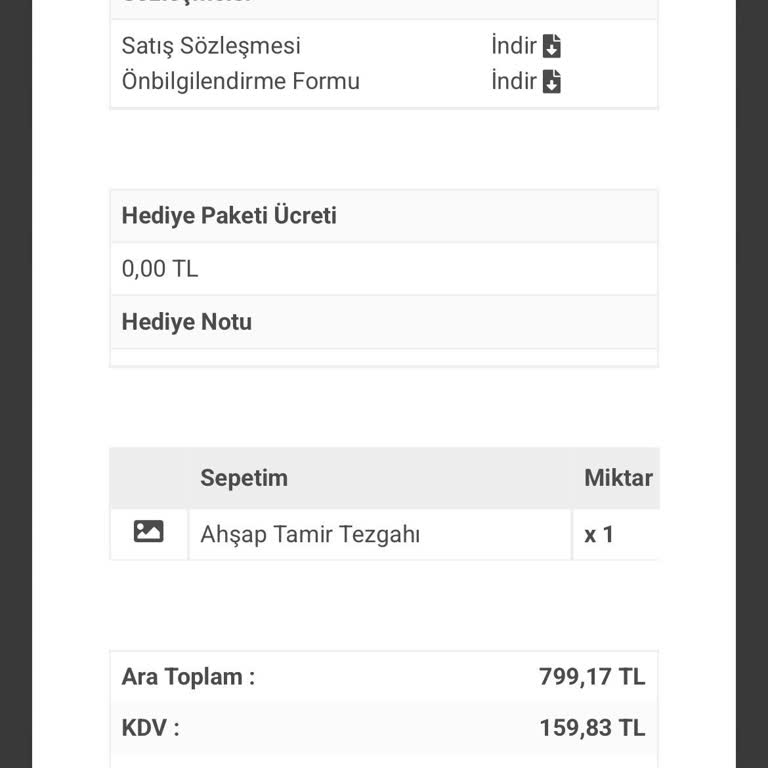 Siparişin Teslim Edilmemesi Ve Tam İade Talebi