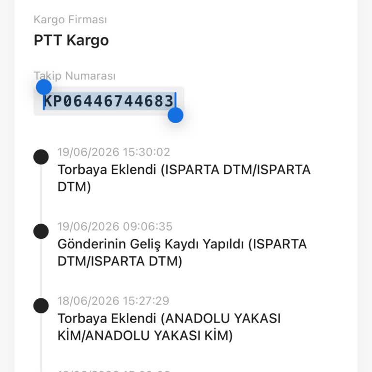 PTT Kargo Cep Telefonumu Yanlış Şehre Gönderdi, Çözüm Sunmadı