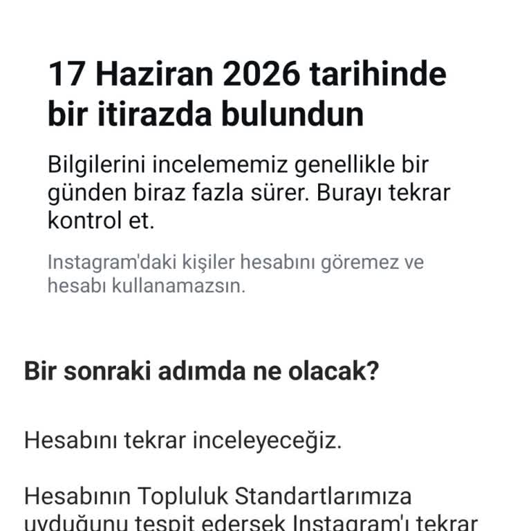 Instagram İşletme Hesabım Açıklama Yapmadan Askıya Alındı Ve Geri Dönüş Yok