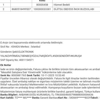 Üst Kapak Fitilindeki Yırtılma Garanti Kapsamına Alınmadı